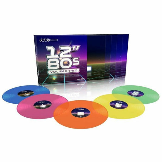 NOW Presents 12" 80s Volume Two: 1983-1984 - 5xLP Box Set vinyl record cover
