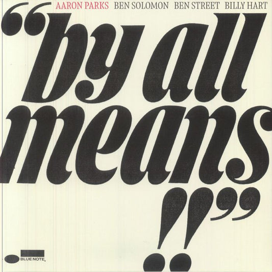By All Means - Vinyl LP vinyl record cover