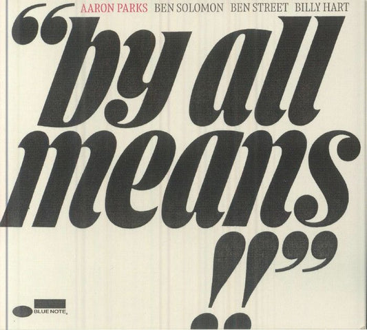 By All Means - CD CD cover
