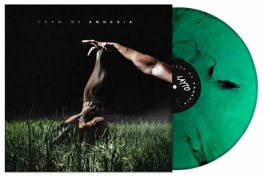 Feed Me Amnesia - Green & Black Marbled Vinyl LP vinyl record cover