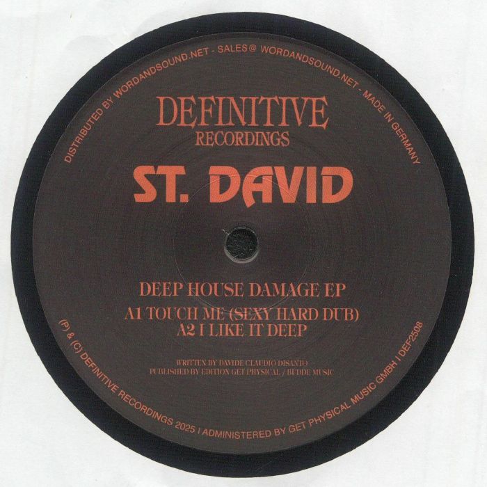 Deep House Damage EP - Vinyl EP vinyl record cover