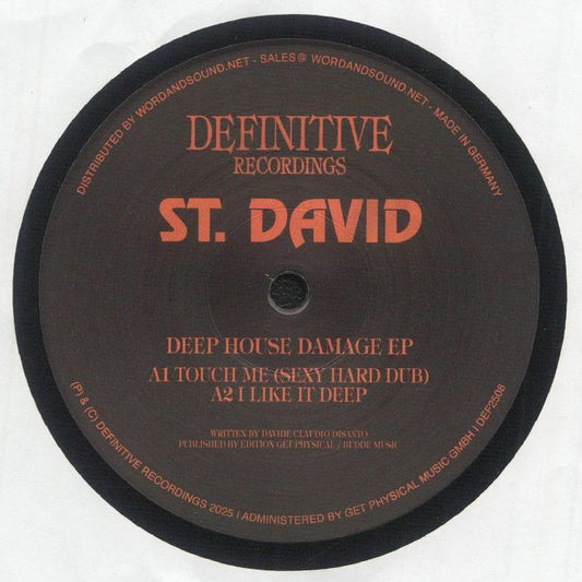 Deep House Damage EP - Vinyl EP vinyl record cover
