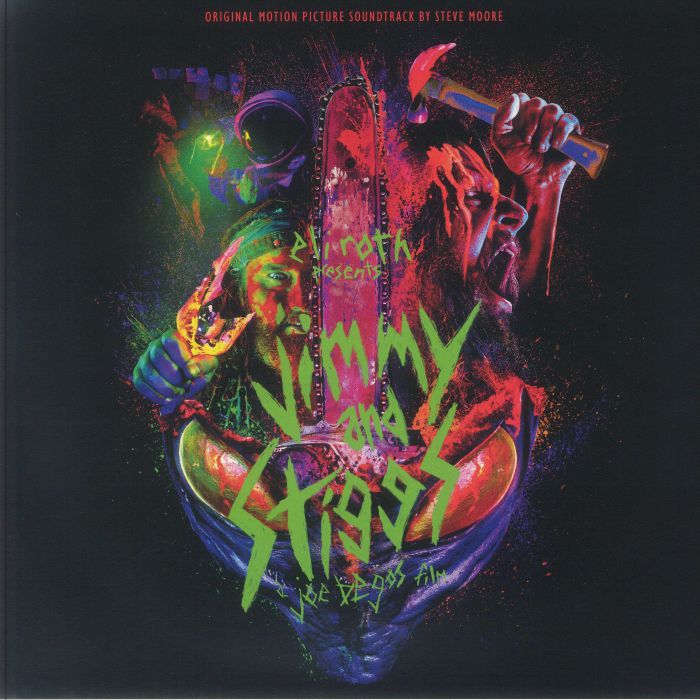 Jimmy & Stiggs (Soundtrack) - Green & Black Splatter Vinyl LP vinyl record cover