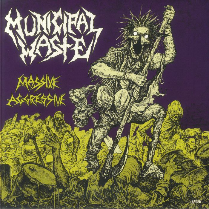 Massive Aggressive - Limited Edition Green & Purple Vinyl LP vinyl record cover