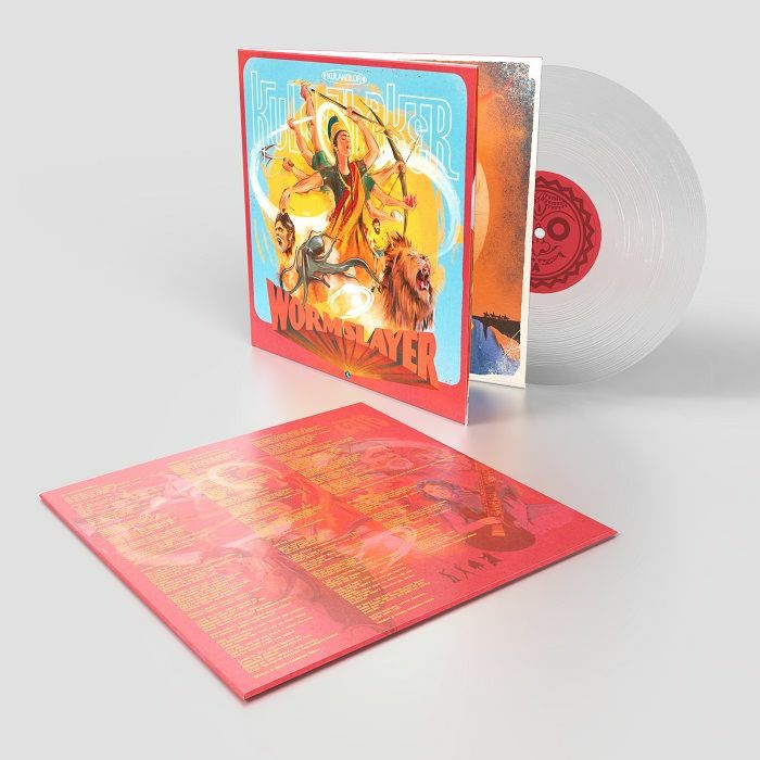 Wormslayer - Limited Edition Crystal Clear Vinyl LP vinyl record cover
