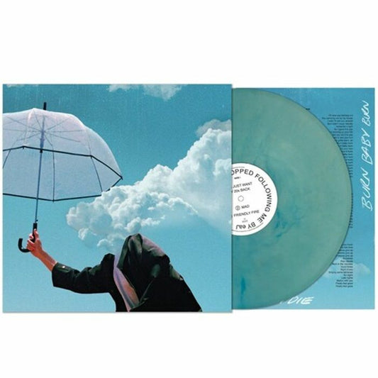 When The Rain Stopped Following Me - Ocean Blue Vinyl LP vinyl record cover