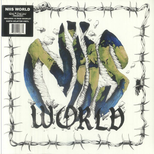 Niis World - Earth Splattered Vinyl LP vinyl record cover