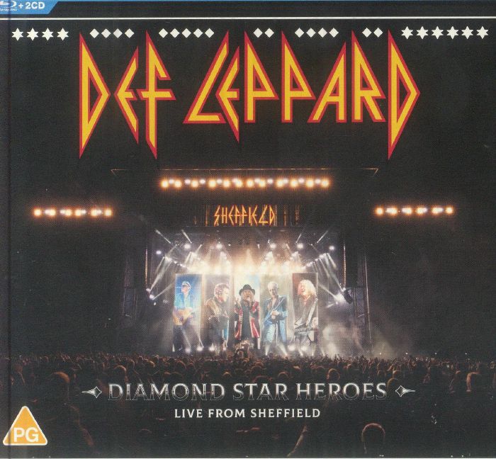 Diamond Star Heroes Live From Sheffield - 2CD + Blu-ray CD cover