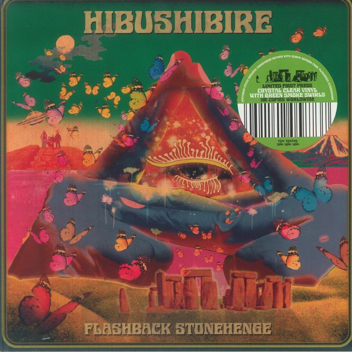 Flashback Stonehenge - Limited Edition Clear Green Smoke Vinyl LP vinyl record cover