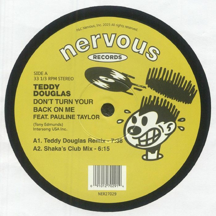 Don't Turn Your Back On Me - Vinyl Single vinyl record cover