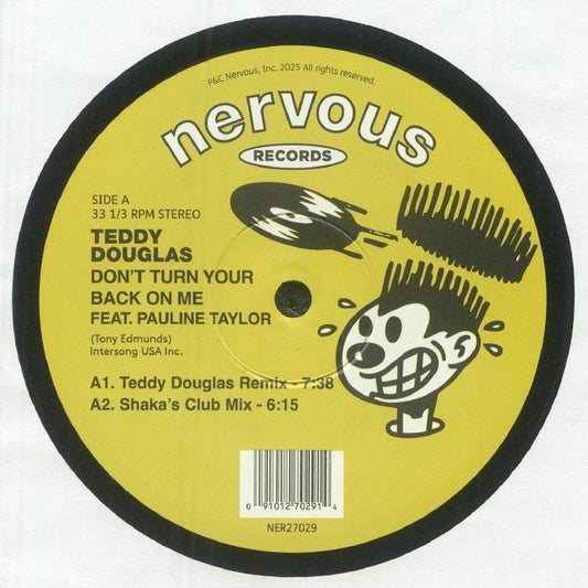 Don't Turn Your Back On Me - Vinyl Single vinyl record cover