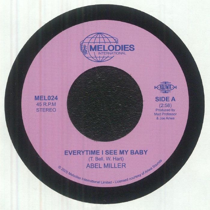 Everytime I See My Baby - Vinyl Single vinyl record cover