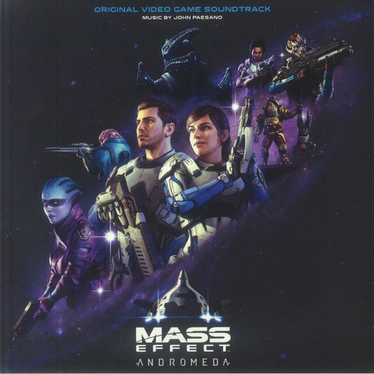 Mass Effect Andromeda (Soundtrack) - Purple Splattered 3xLP vinyl record cover