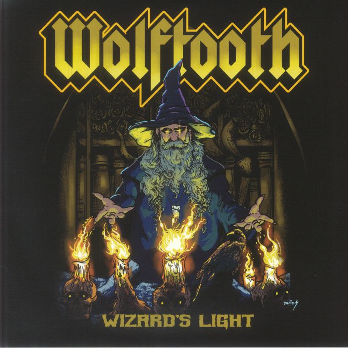 Wizard's Light - Yellow Marbled Vinyl LP vinyl record cover