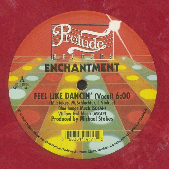 Feel Like Dancin' - Red & White Smokey Vinyl Single vinyl record cover