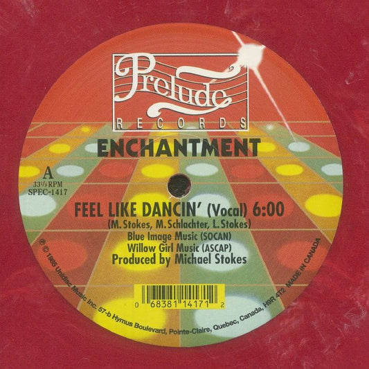 Feel Like Dancin' - Red & White Smokey Vinyl Single vinyl record cover
