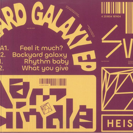 Backyard Galaxy EP - Vinyl EP vinyl record cover