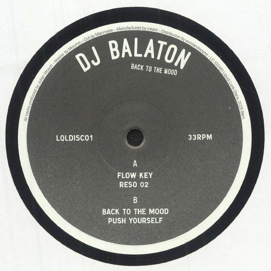 Back To The Mood - Vinyl EP vinyl record cover