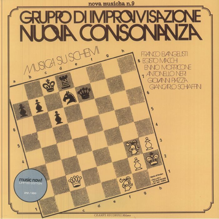 Musica Su Schemi - Limited Edition Vinyl LP vinyl record cover