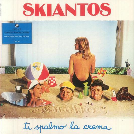Ti Spalmo La Crema - Limited Edition Yellow Vinyl LP vinyl record cover