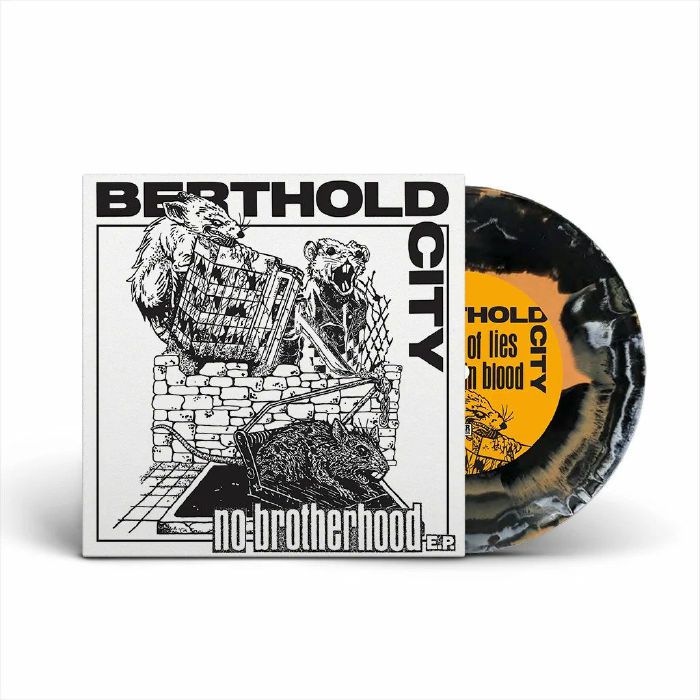 No Brotherhood - Limited Edition Orange, Black & White Marbled Vinyl EP vinyl record cover