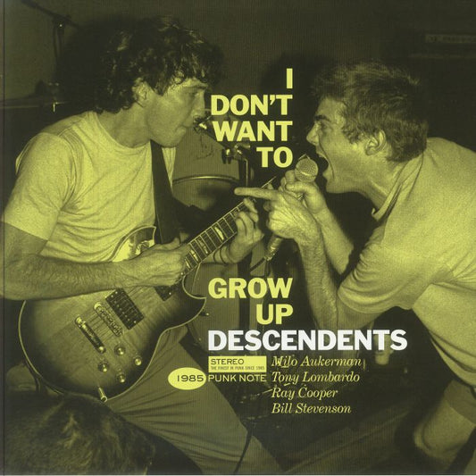 I Don't Want To Grow Up - Punk Note Edition Vinyl LP vinyl record cover