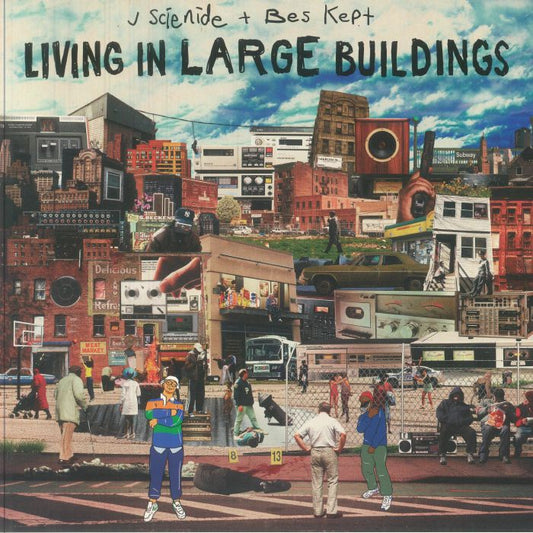 Living In Large Buildings - Vinyl LP vinyl record cover