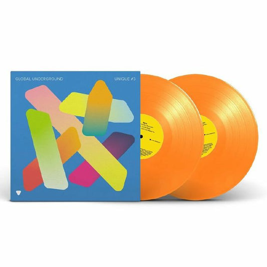 Global Underground: Unique 3 - Orange Vinyl 2xLP vinyl record cover