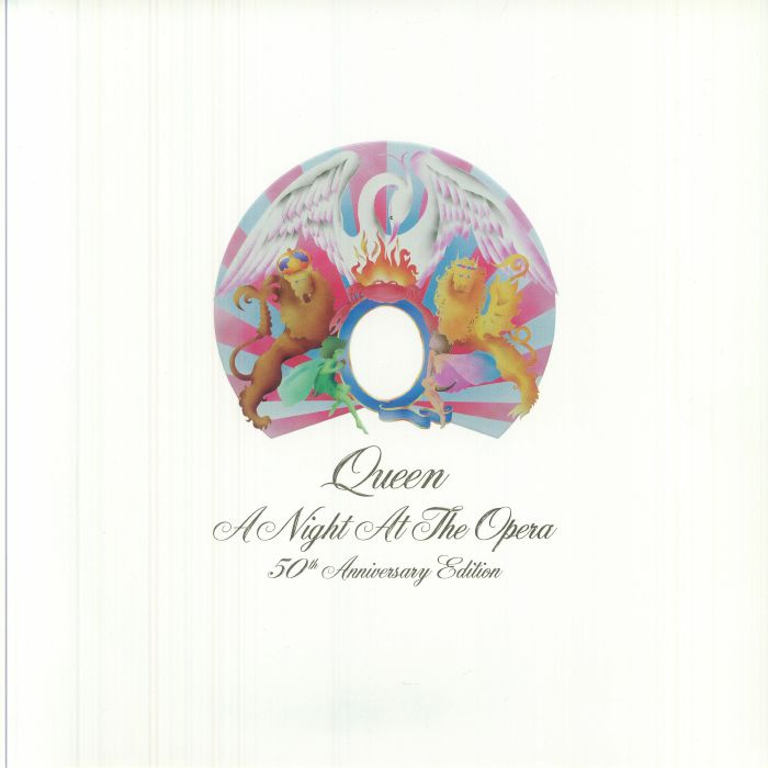 A Night At The Opera - 50th Anniversary Crystal Clear Vinyl LP vinyl record cover