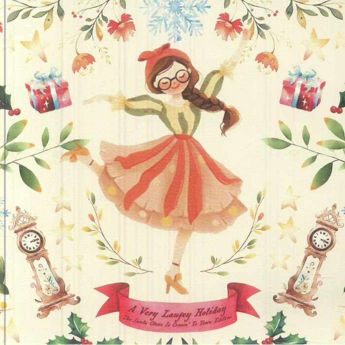 A Very Laufey Holiday (The Santa Claus Is Comin' To Town Edition) - Vinyl Single vinyl record cover