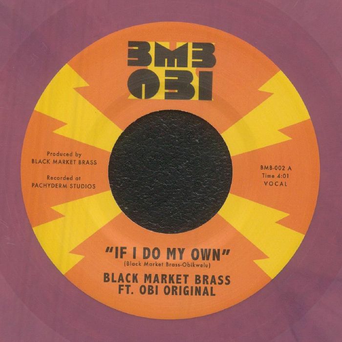 If I Do My Own - Purple Marbled Vinyl Single vinyl record cover