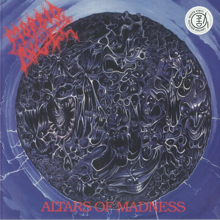 Altars Of Madness - Limited Edition White Vinyl LP vinyl record cover