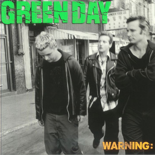 Warning - Limited Edition Neon Orange Vinyl LP vinyl record cover