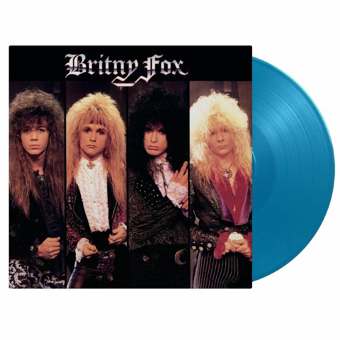 Britny Fox - Limited Edition Blue Vinyl LP vinyl record cover