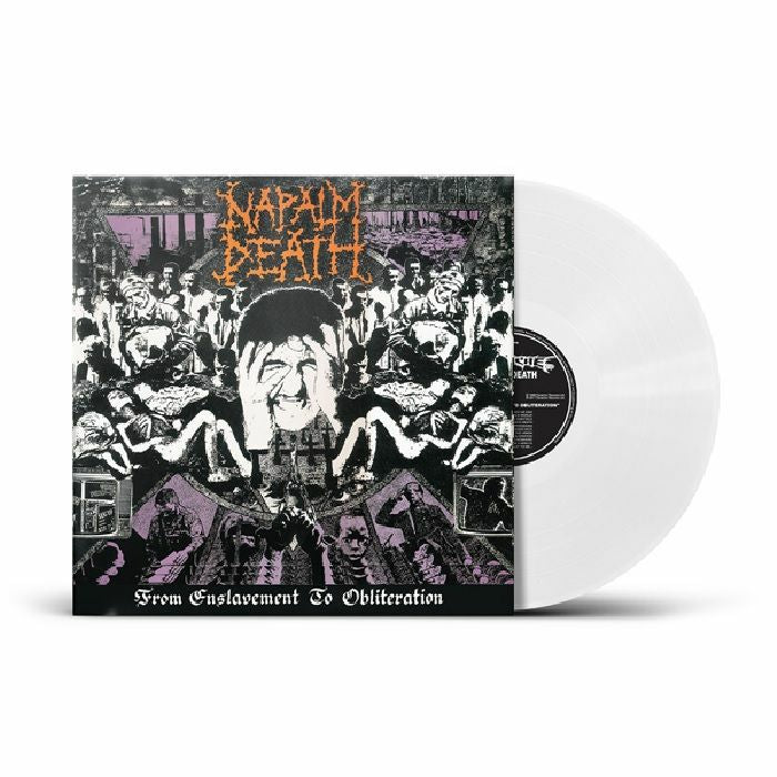 From Enslavement To Obliteration - Limited Edition White Vinyl LP vinyl record cover