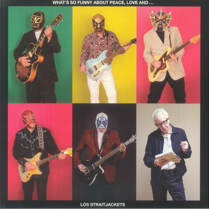 What's So Funny About Peace Love & Los Straitjackets - Yellow Vinyl LP vinyl record cover