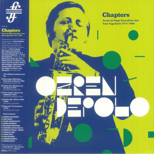 Chapters (Screen & Stage Dancefloor Jazz From Yugoslavia 1971-1984) - Vinyl LP vinyl record cover