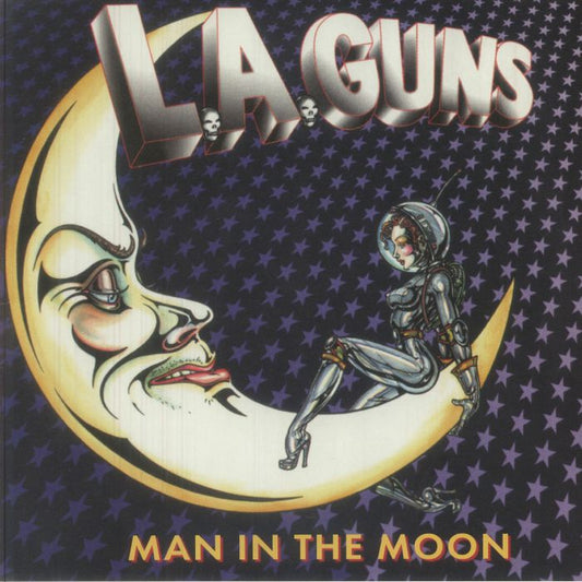 Man In The Moon - Red & Orange Marbled Vinyl LP vinyl record cover