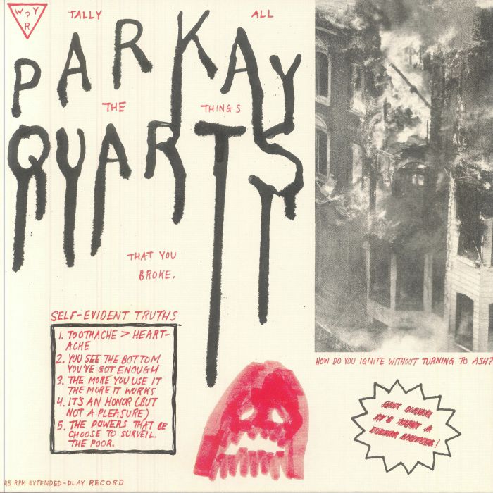 Tally All The Things You Broke - Vinyl EP vinyl record cover