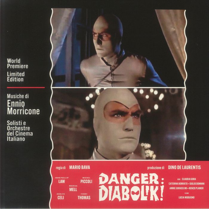 Danger: Diabolik! - Limited Edition Numbered Vinyl LP vinyl record cover