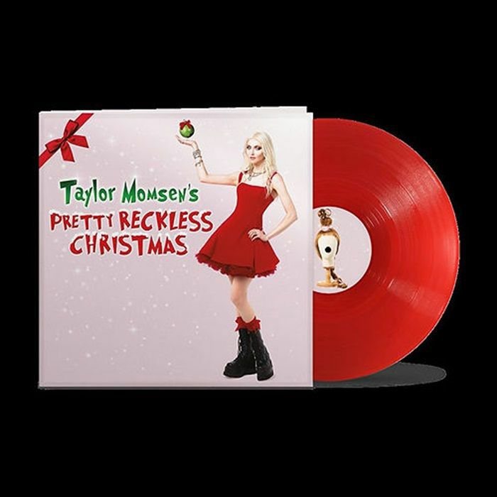 Taylor Momsen's Pretty Reckless Christmas - Ruby Vinyl LP vinyl record cover