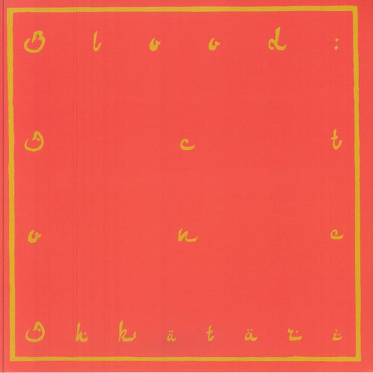 Blood: Act I - Vinyl LP vinyl record cover