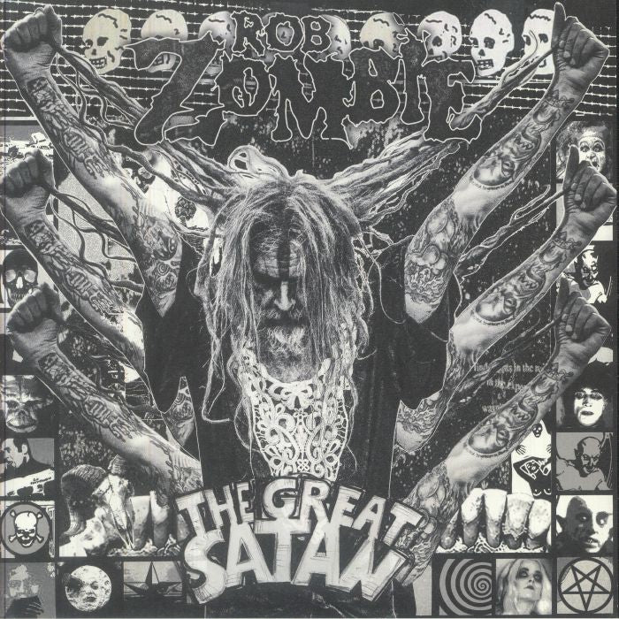 The Great Satan - Ghostly Black Vinyl LP vinyl record cover