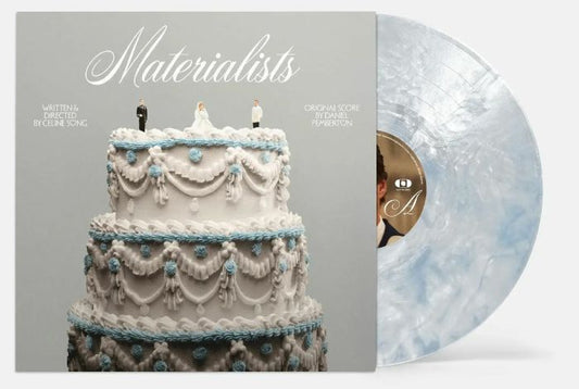 Materialists (Soundtrack) - White & Blue Marbled Vinyl LP vinyl record cover