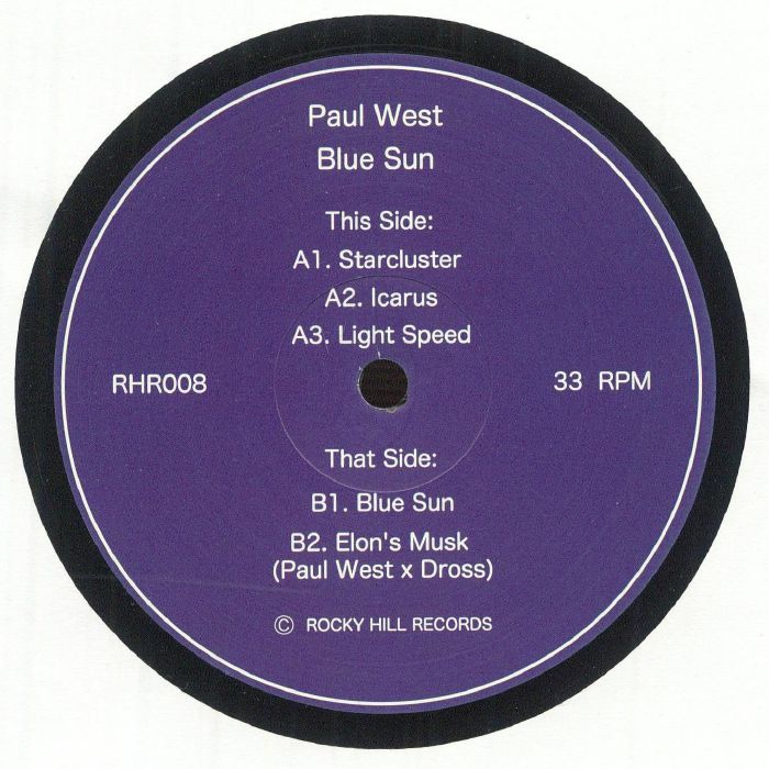 Blue Sun - Vinyl EP vinyl record cover