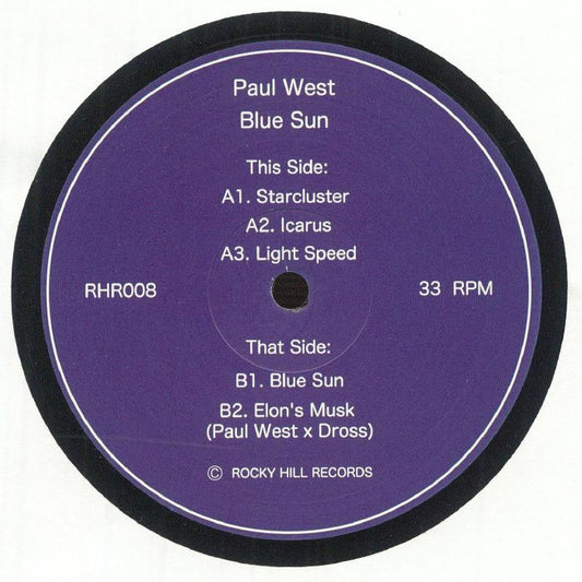 Blue Sun - Vinyl EP vinyl record cover
