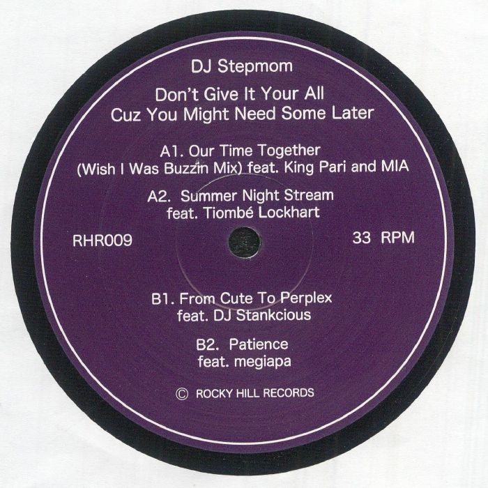 Don't Give It Your All Cuz You Might Need Some Later - Vinyl EP vinyl record cover