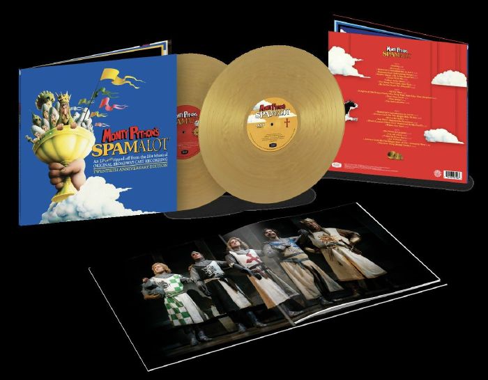 Monty Python's Spamalot (20th Anniversary Edition) - Gold Vinyl 2xLP vinyl record cover