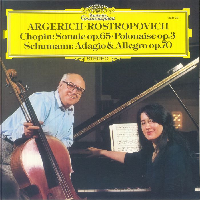 Chopin / Schumann: Sonate / Adagio & Allegro - Vinyl LP vinyl record cover
