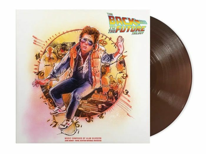 The Back To The Future Trilogy - Doc Brown Vinyl LP vinyl record cover